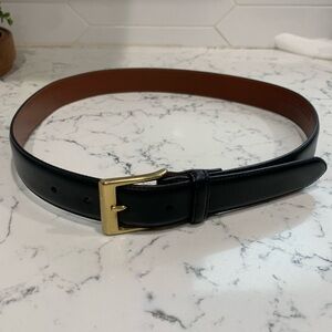 Coach black leather Belt. Size 32”